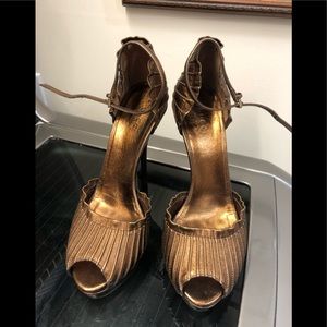 Gucci Couture Runway Cooper Heel Shoes SZ 8